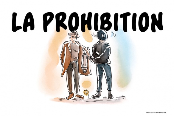 Prohibition : cherche échappement moto NH sous le manteau