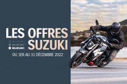 Promos sur les roadsters et trails Suzuki