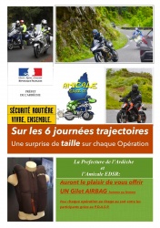 Des journées de sécurité moto en Ardèche