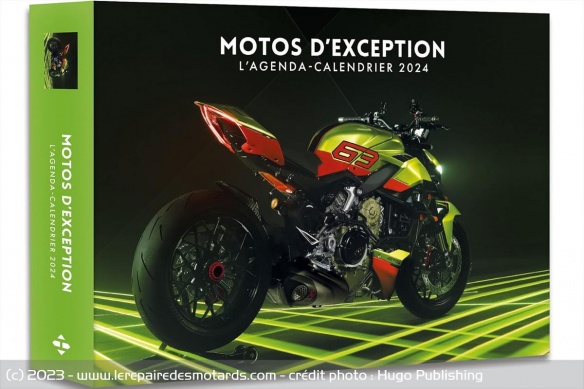 Agenda-Calendrier Motos d'Exception Hugo Images