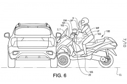 Un airbag pour le Piaggio MP3