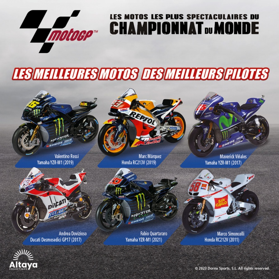Moto GP Miniature Collection 1:24