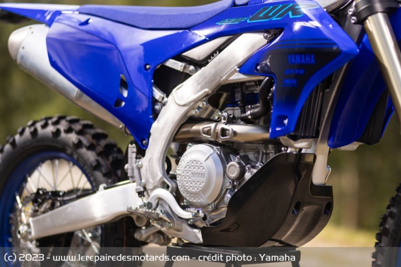 Le châssis de la Yamaha WR450F 2024