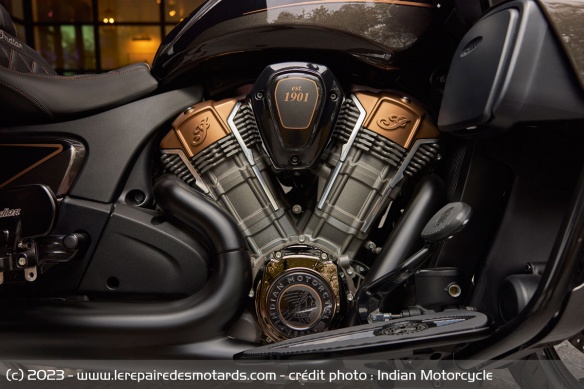 V-Twin de l'Indian Pursuit Elite