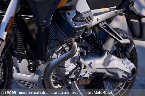 Le V-Twin Compact Block de la Moto Guzzi Stelvio