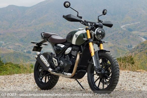 Il faudra compteur 6.395 euros pour la Scrambler 400X