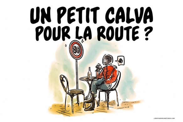 Un petit Calva pour la route à moto ?