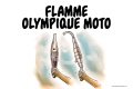 Flamme olympique moto