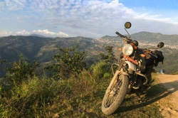 C'est en Royal Enfield Himalayan qu'est organisé le roadtrip