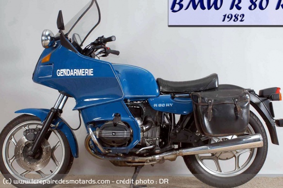 La BMW R 80 RT de 1982 de la Gendarmerie