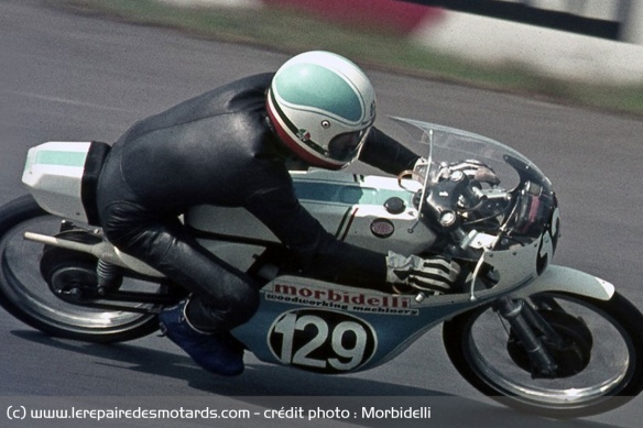 Le constructeur Morbidelli a connu le succès en Grand Prix dans les 70's