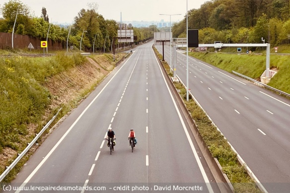 L'A13 transformée en piste cyclable ?