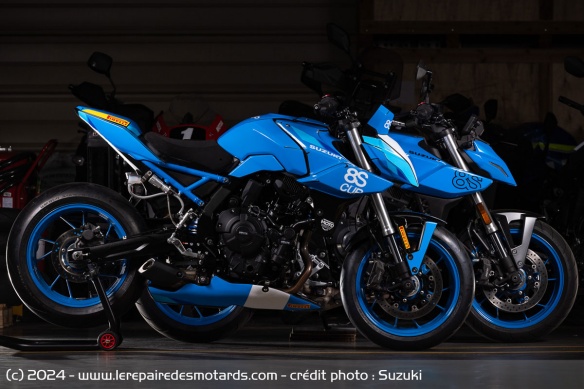 Un kit racing unique sera proposé pour les GSX-8S