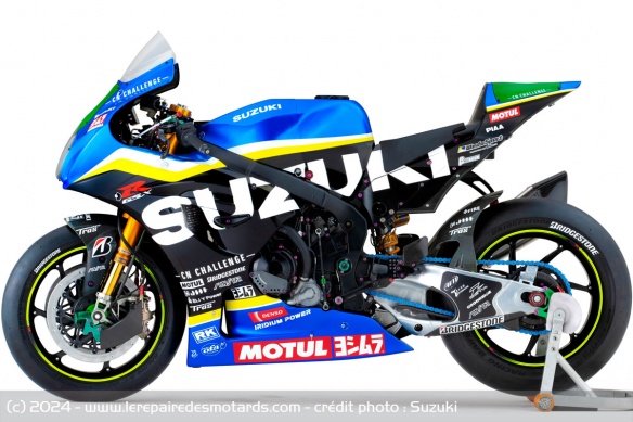 La GSX-R 1000 du Team Suzuki CN Challenge