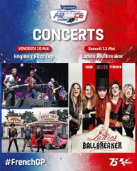 Les concerts du Grand Prix de France MotoGP