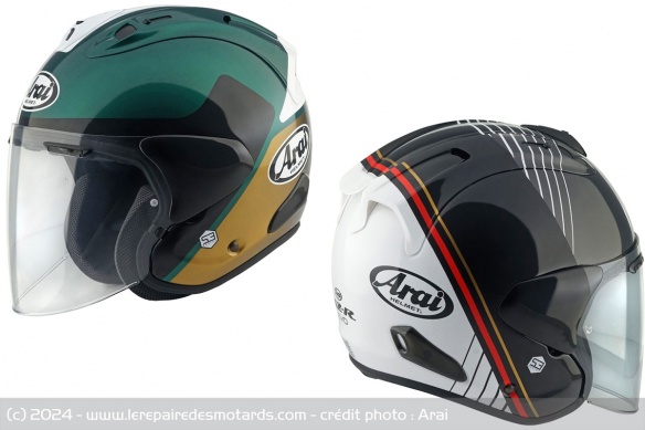 Casque jet Arai SZ-R EVO décos