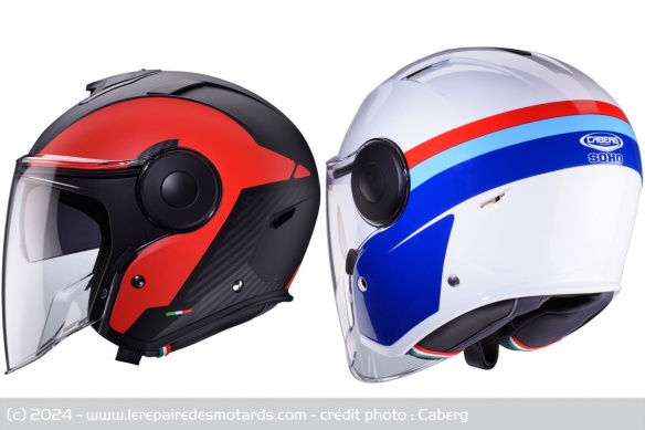 Casques Caberg Soho Milano et Zephyr