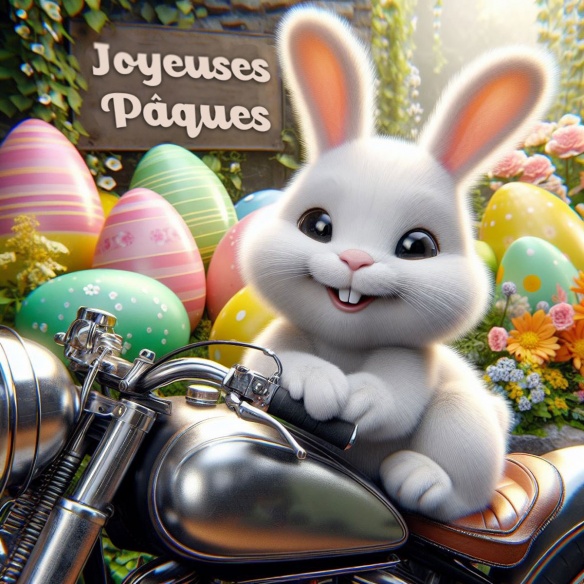 Fable : le motard et le lapin