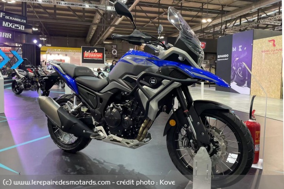 Le trail Kove 510X lors de l'EICMA 2022