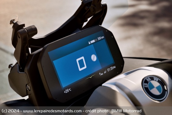 Le compteur du BMW Motorrad C 400 GT