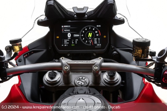 Le compteur de 6.5 pouces de la Ducati Multistrada V4