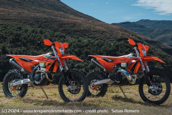 Enduros KTM 350 EXC-F et 300 EXC 2025