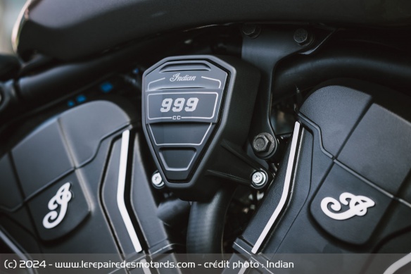 Le V-Twin Indian SpeedPlus de 999 cm3