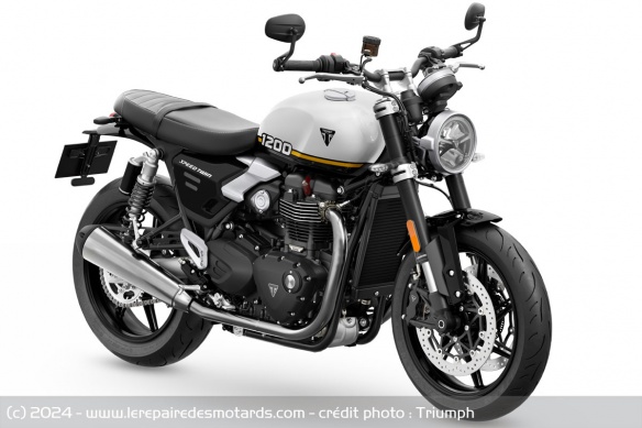 Triumph Speed Twin 1200 blanc/noir