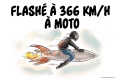 Un motard flash  366 km/h
