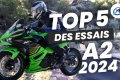 Top 5 essais motos 2024   A2