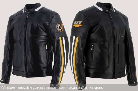 Blouson Helstons Vulcan Cuir