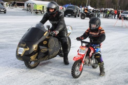 Morgan et Gary Govignon sur le lac de Storsjon - Crédit photo : Thomas Fototummen Nordström