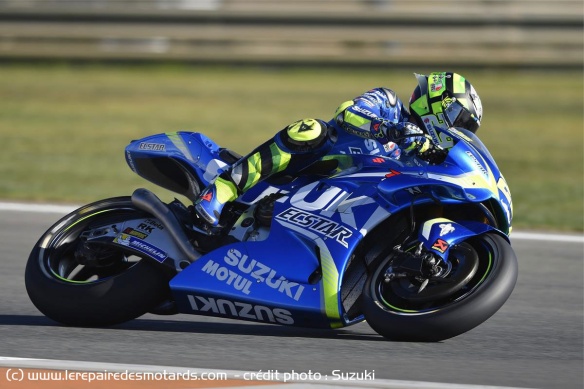 Andrea Iannone sur la Suzuki GSX-RR