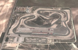 Vue aérienne du circuit d'Albacete - Crédit photo : Google