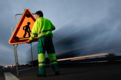 Le personnel sur les zones de travaux