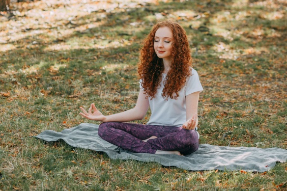 Méditation dans le jardin (c) photo : Natalie