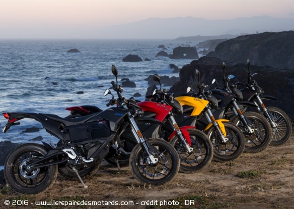 Zero Motorcycles : gamme des différents modèles