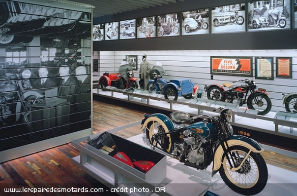 Un peu d'histoire au Musée Harley de Milwaukee