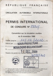 Le permis international de conduite