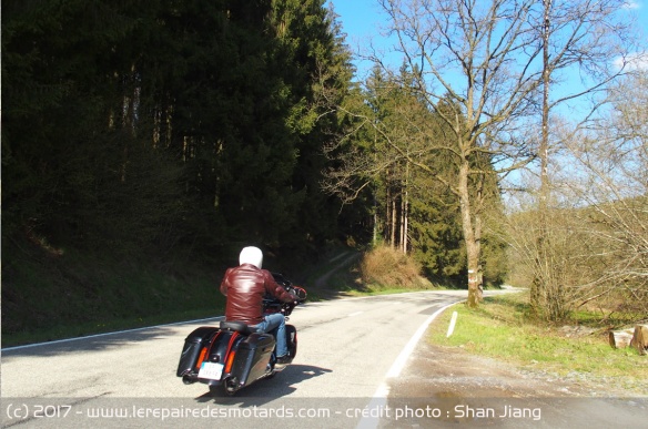 Blouson Original Driver Grimaud sur Harley-CVO