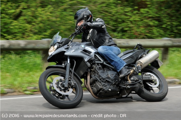 Essai de la BMW F700GS sur route