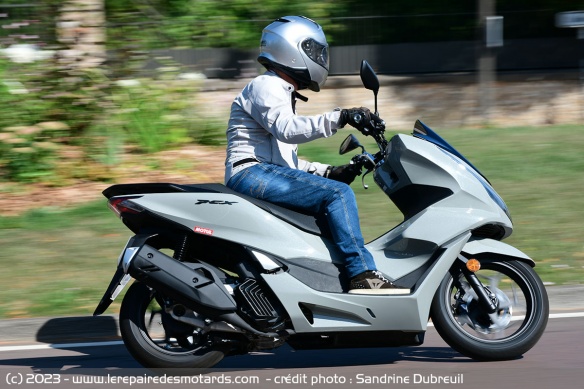 110 km/h pour le Yamaha NMax 125, 115 km/h en descente