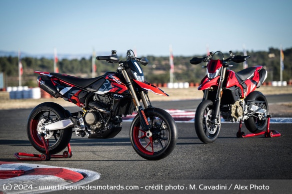 Les Ducati Hypermotard 698 Mono RVE et standard