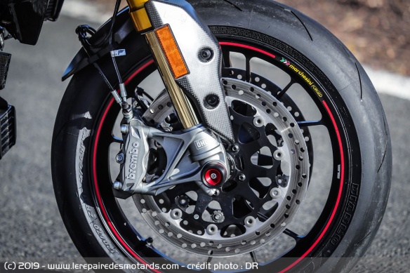 Frein de la Ducati Hypermotard 950 SP