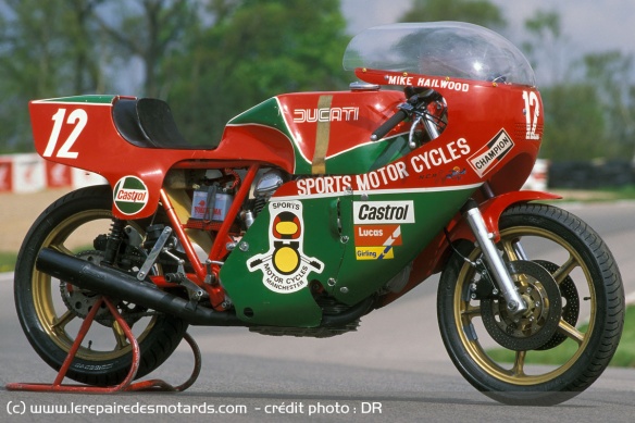 La Ducati 900 TT1 NCR de Mike Hailwood de 1978