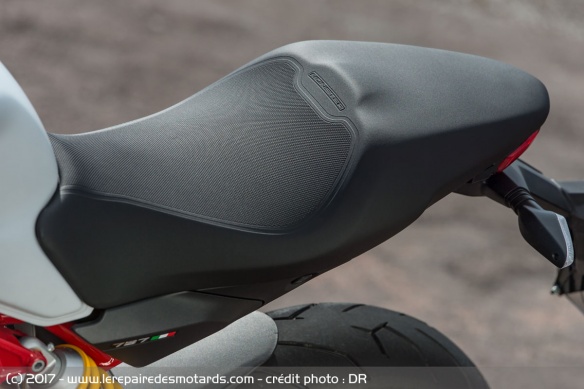 La selle de la Ducati Monster 797