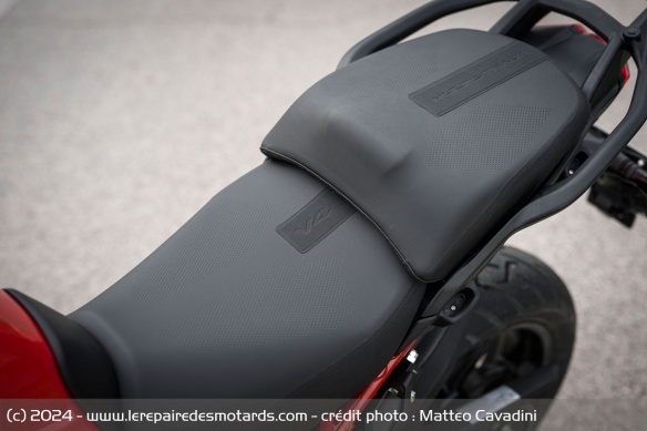 La selle biplace de la Ducati Multistrade V4 S