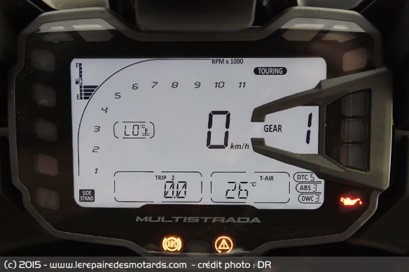 Compteur Ducati Multistrada 1200 DVT