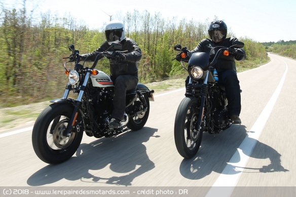 Comparo Harley-Davidson Sportster 1200 Forty-Eight Special Iron