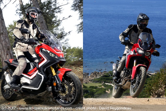 Essai comparatif des Honda X-ADV et Africa Twin